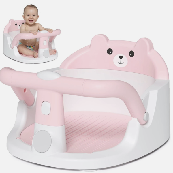 Baby Bath Seat for Babies 6 Months & up Non-Slip Toddler Bath Seats for Sitting